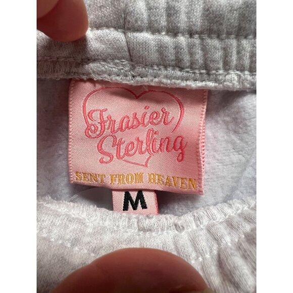 Frasier Sterling | Gray Jogger‎ Sweatpants Smiley Faces Sz M - Picture 4 of 9